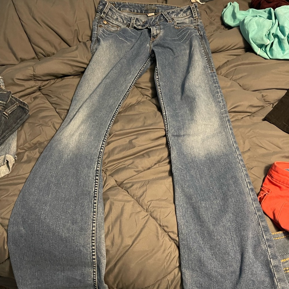 Silver jeans